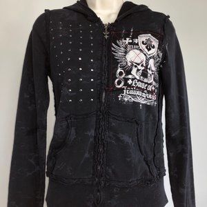 Affliction zip hoodie